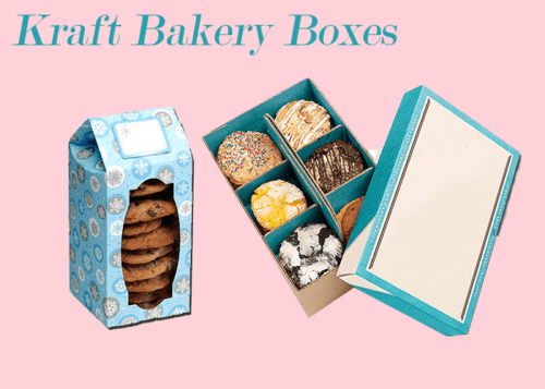 Printed Kraft Bakery Boxes